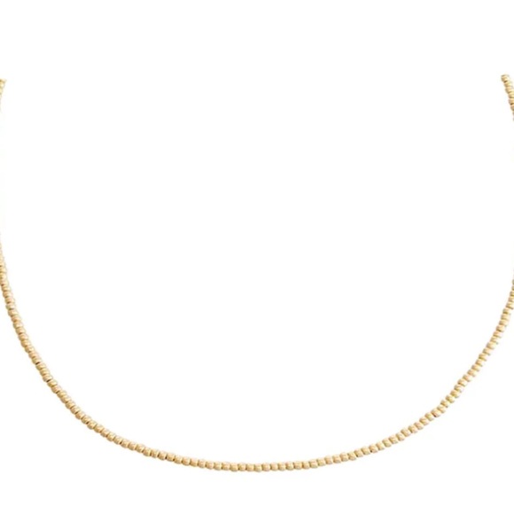 Adina Eden Jewels Dainty Beaded Chain Choker - Picture 7 of 9